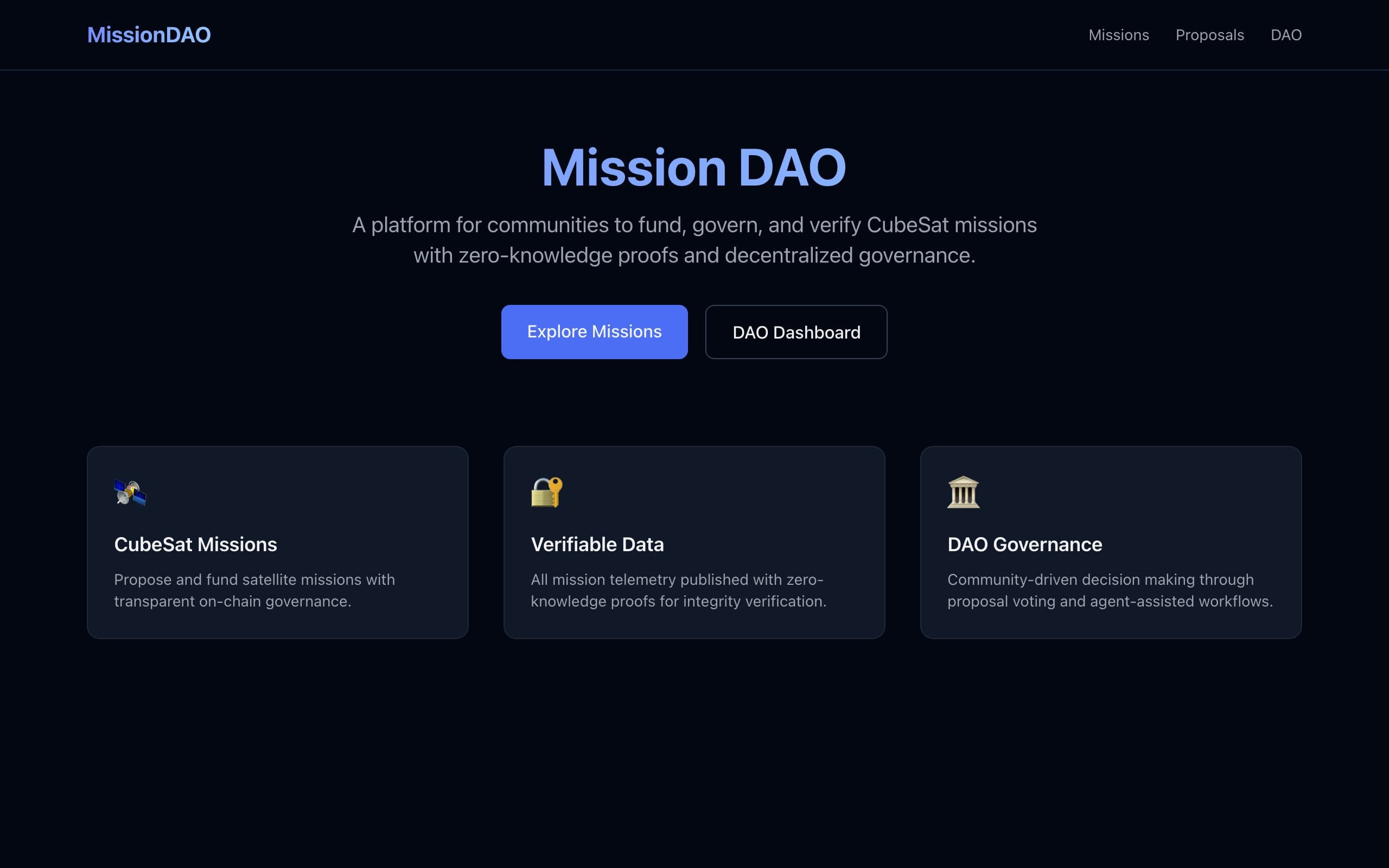 Mission DAO